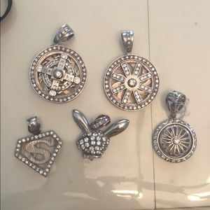 5 sterl. silver 925 charms